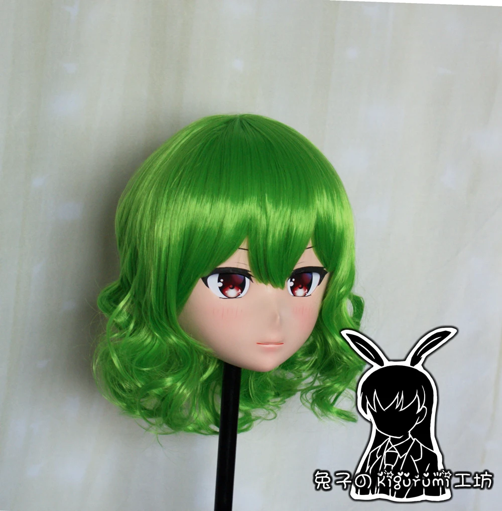 (RB671) Máscara de personaje de dibujos animados de Anime japonés de resina hecha a mano de calidad para mujer/niña Cosplay Kazami Yuka Kigurumi