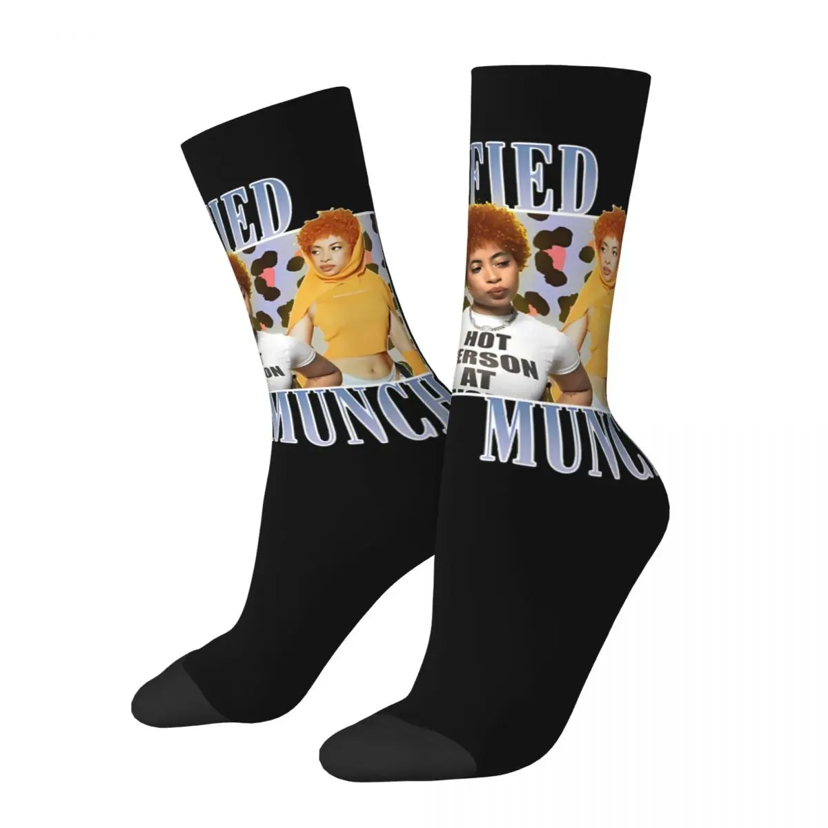 Hip Hop Vintage Rad Crazy Men's compression Socks Unisex Certified Munch  Harajuku Seamless Printed Funny Novelty Happy Crew