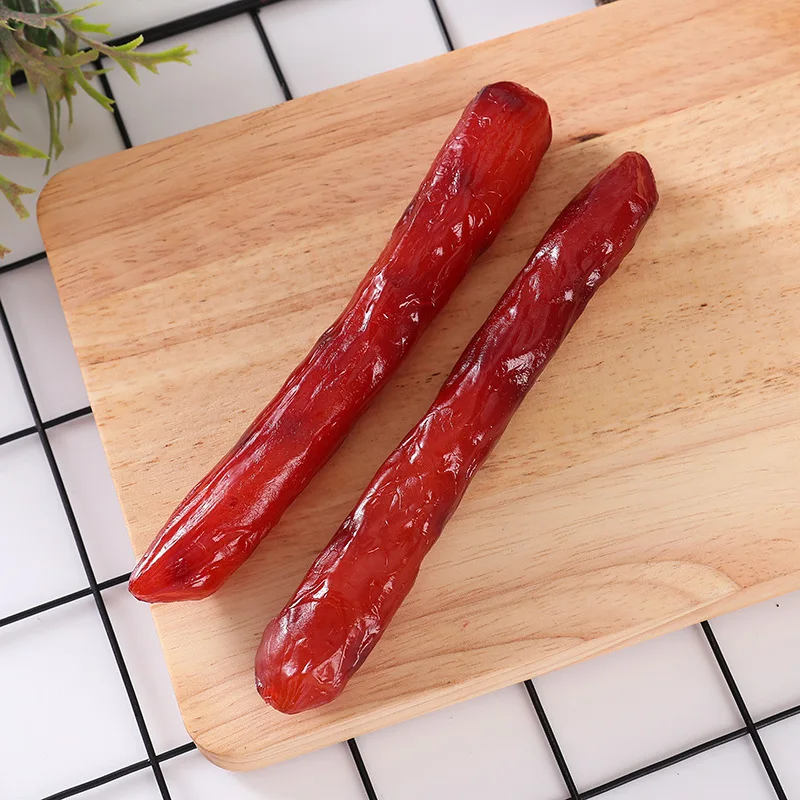 Simulation Hot Dog Grilled Sausage Model Fake Food Barbecue Restaurant Window Decor Photography Props 4pc/lot