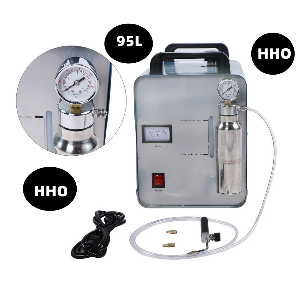 H180 Oxygen Gas Hydrogen Water Welder Flame Generator Torch Acrylic Polishing Machine for Synthetic Glass Nonferrous