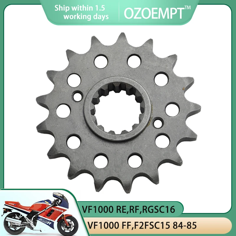 

Передняя Звездочка мотоцикла OZOEMPT 530-17T, подходит для перехвата VF1000 FE FF,F2FSC15 VF1000 RE,RF,RGSC16 VF1000 RF,RG