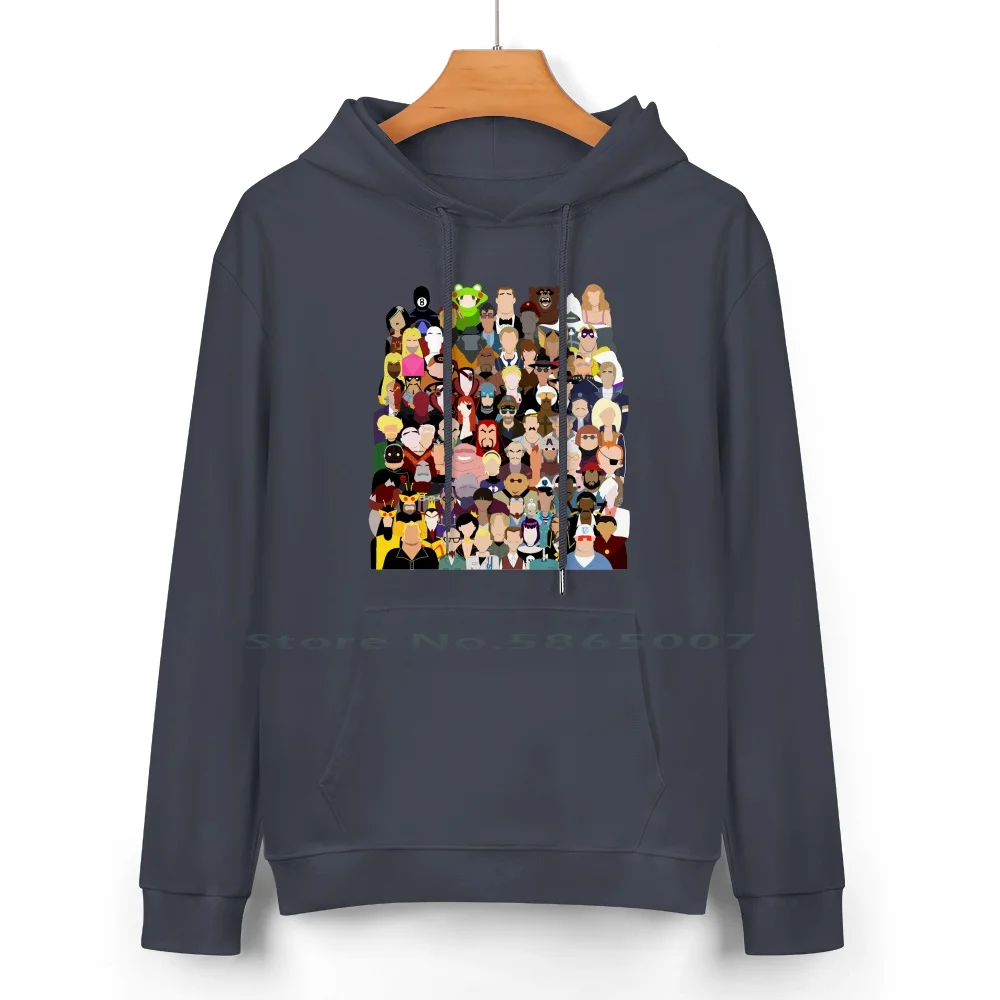 Team Venture Pure Cotton Hoodie Sweater 24 Colors Venturebros Team Venture Guild Of Calamitous Intent Osi Cartoon Adult Swim