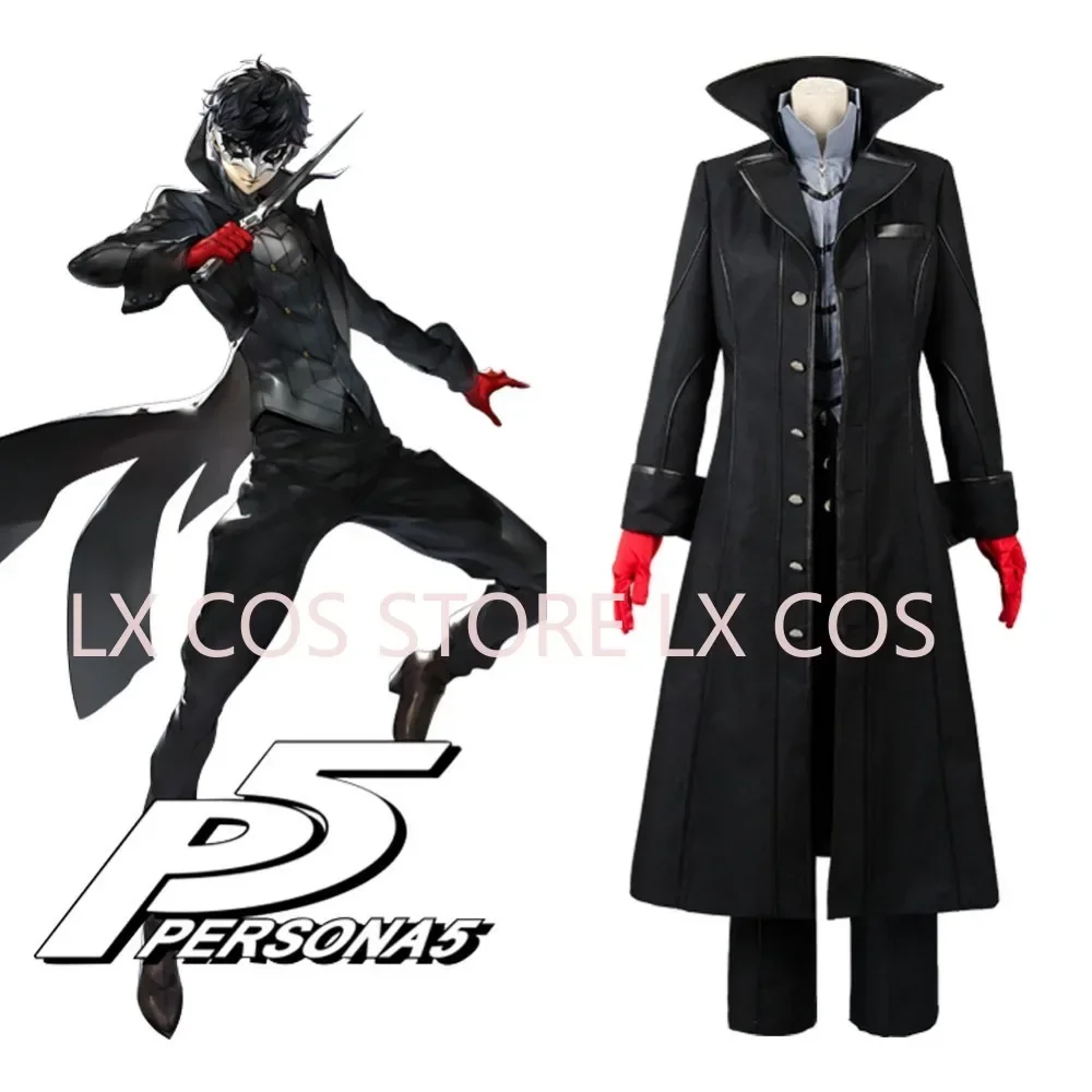 

Anime Game Cosplay Joker Costume Jacket Ren Amamiya Full Set Akira Kurusu Uniform Outfit for Men Party Halloween PF