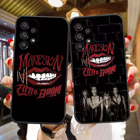 Maneskin D-Damiano David Phone Case For Samsung Galaxy A72 A71 A55 A54 A53 A52 A42 A35 A34 A33 A32 A23 A22 A21S A20S Case Funda