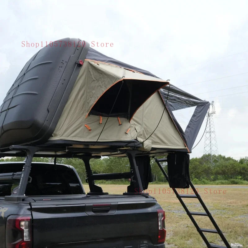 Hot Selling Spacious Universal Car Camping Four Season Waterproof And Breathle Ox Fric Hard Rooftop Tent Outdoor