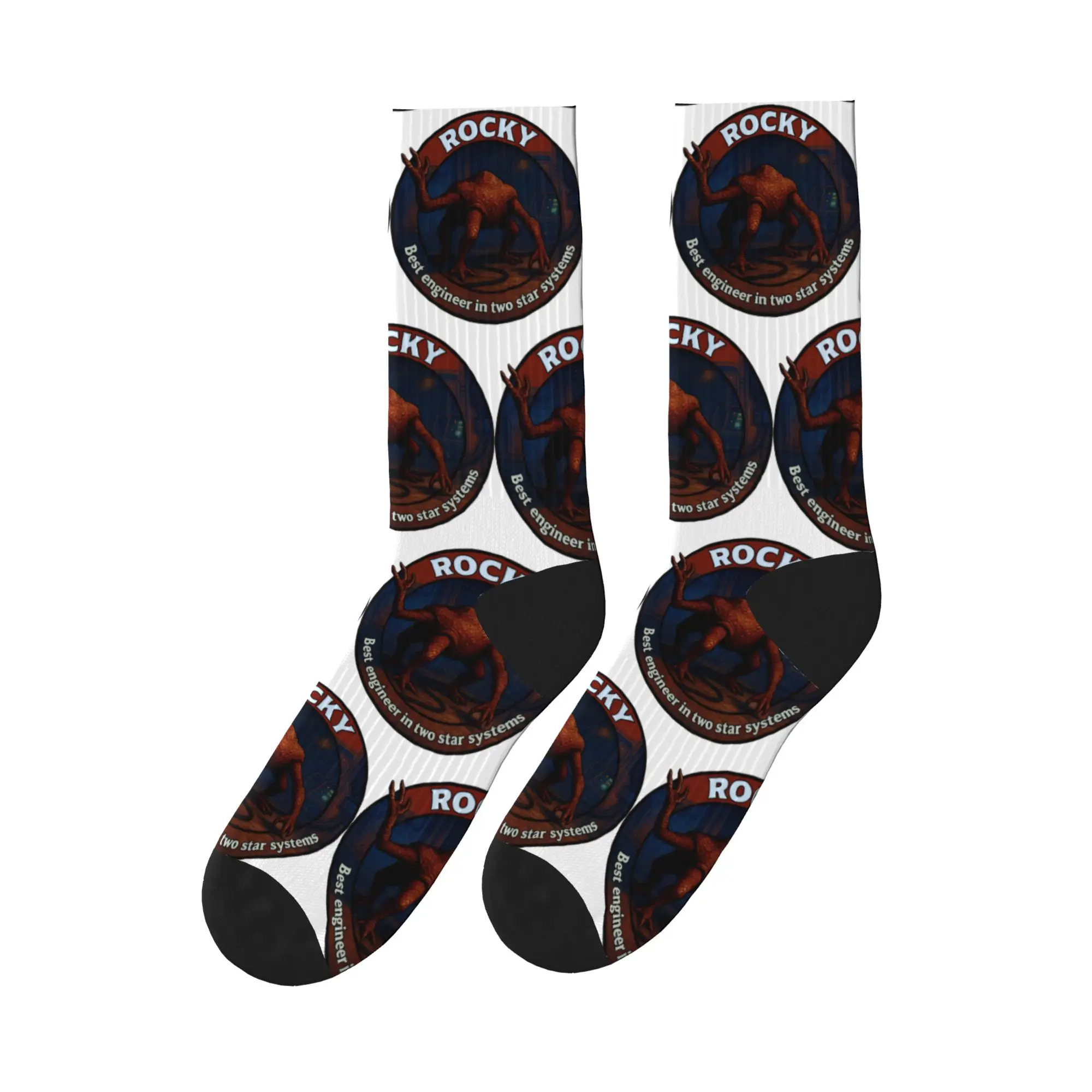Project Hail Mary Rocky Best Engineer In Two Star Systems Socks Autumn  Stockings Vintage Mens Warm Soft Socks Design Anti Socks