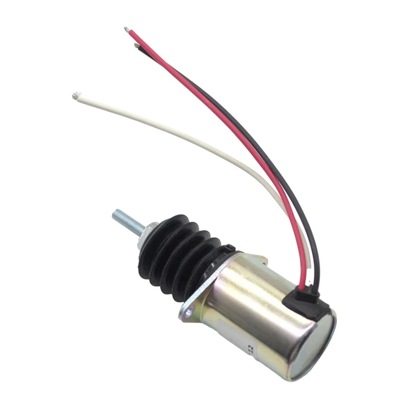 AM124379 12V Fuel Shutoff Solenoid For John Deere 415 455 445 430 Front Mower Lawn And Garden Tractors AM103337 AM124380