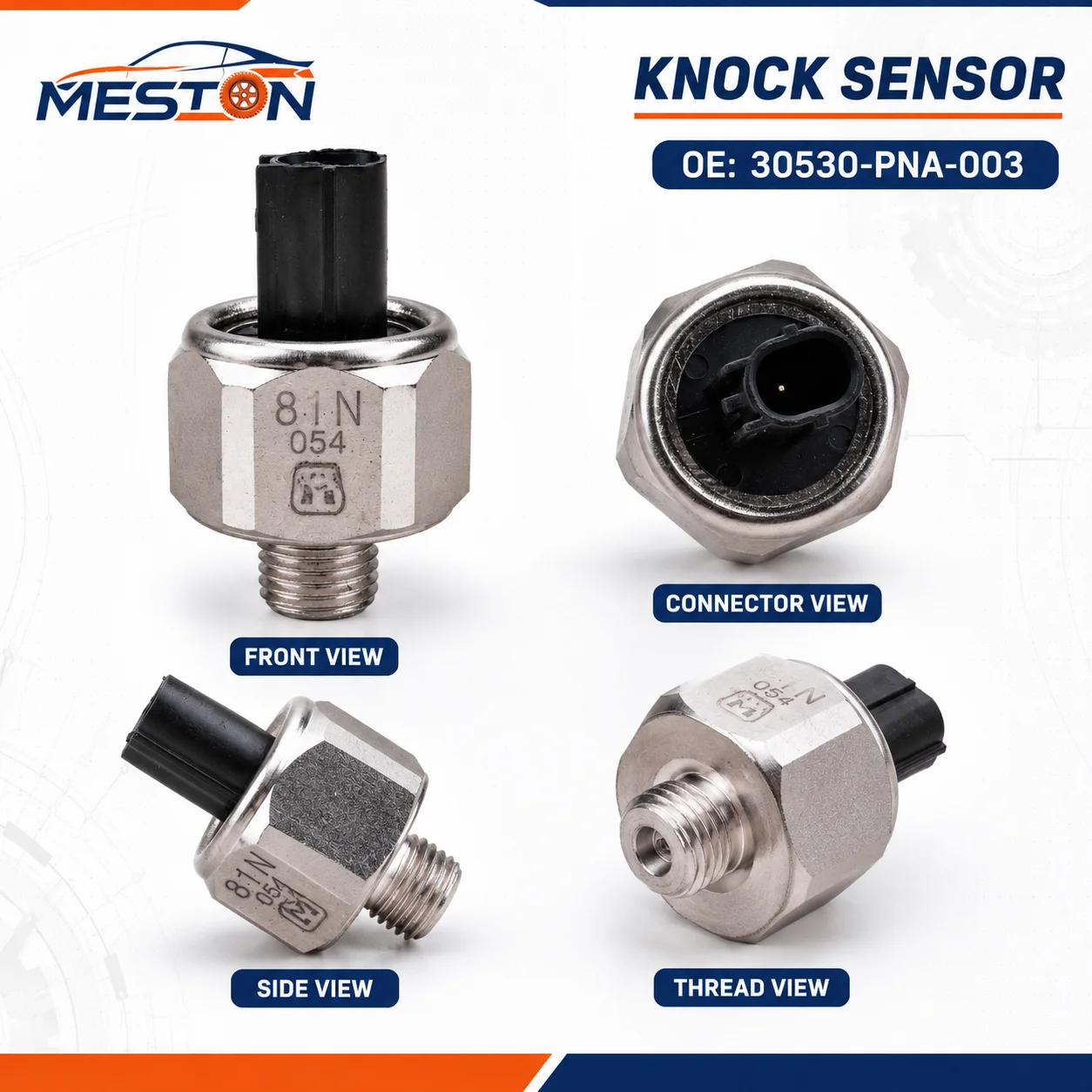 For Honda Knock Sensor 30530-PNA-003 30530PPLA01 Compatible with Accord CR-V Civic Acura RDX