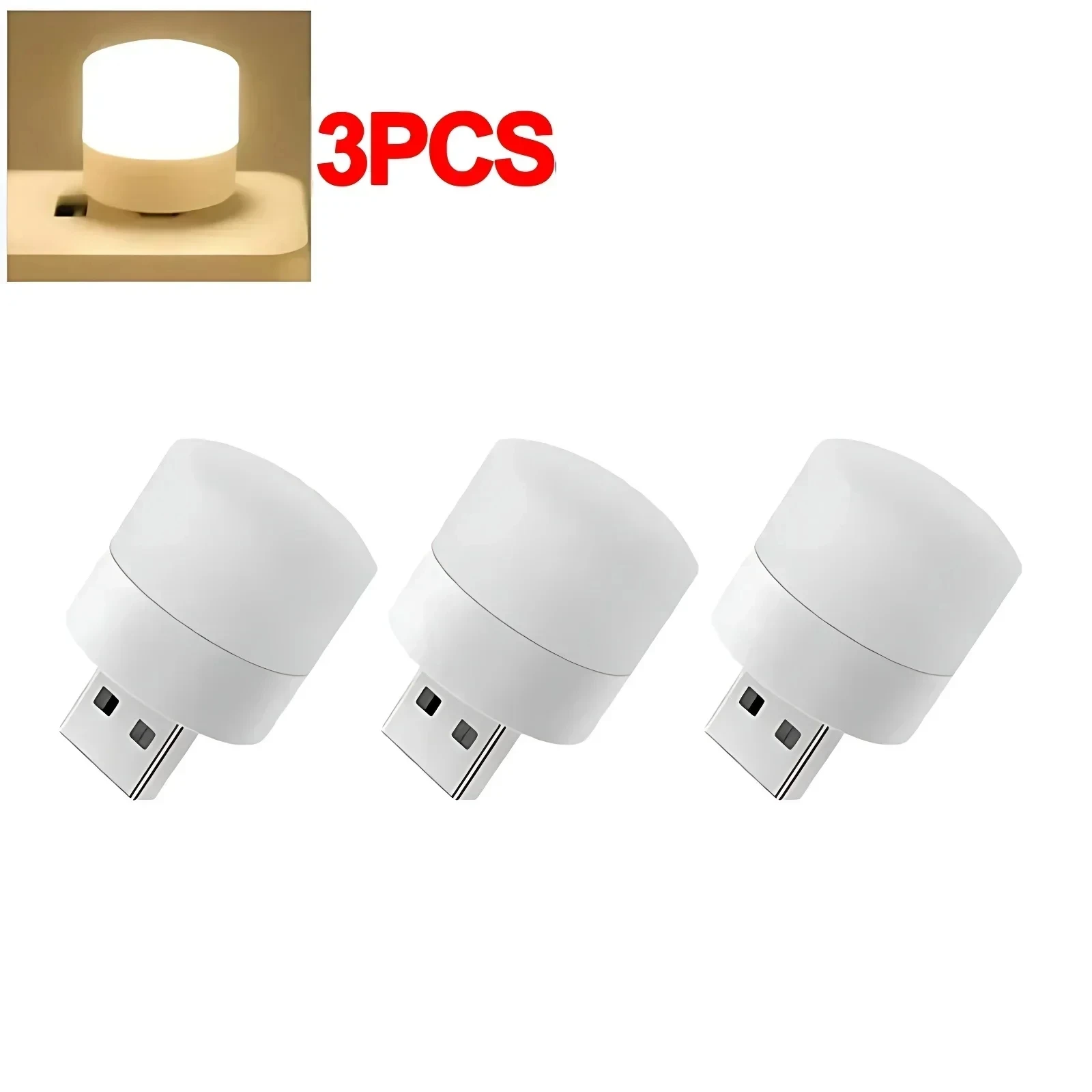 50/2 adet Mini USB LED gece ışığı kitap okuma lambaları bilgisayar mobil güç USB Plug-in gece lambası yatak odası göz koruma ışıkları