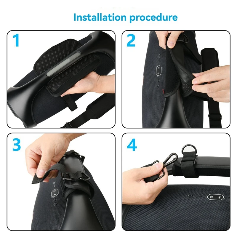 Sangle de transport de voyage pour JBL Boombox 1/2/3 Pour Sony SRS-XG300/XG500 Support réglable Electrolux avec coussretours de poignée