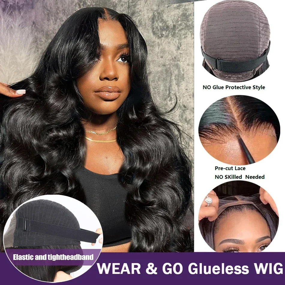 Black Pearl Hair 30 Inch Brazilian Remy 13x4 13x6 Body Wave Transparent Lace Front Human Hair Wig HD Frontal Closure For Women