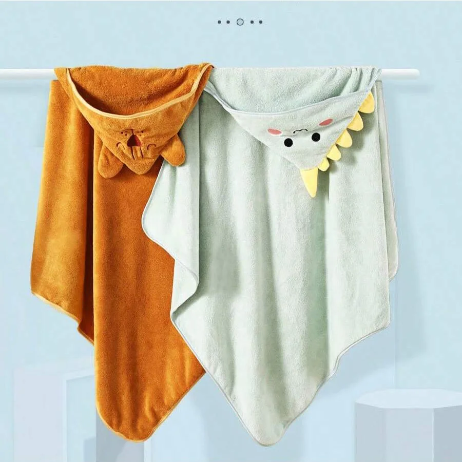 Infan Toalla de baño con capucha para bebé - imagen 5