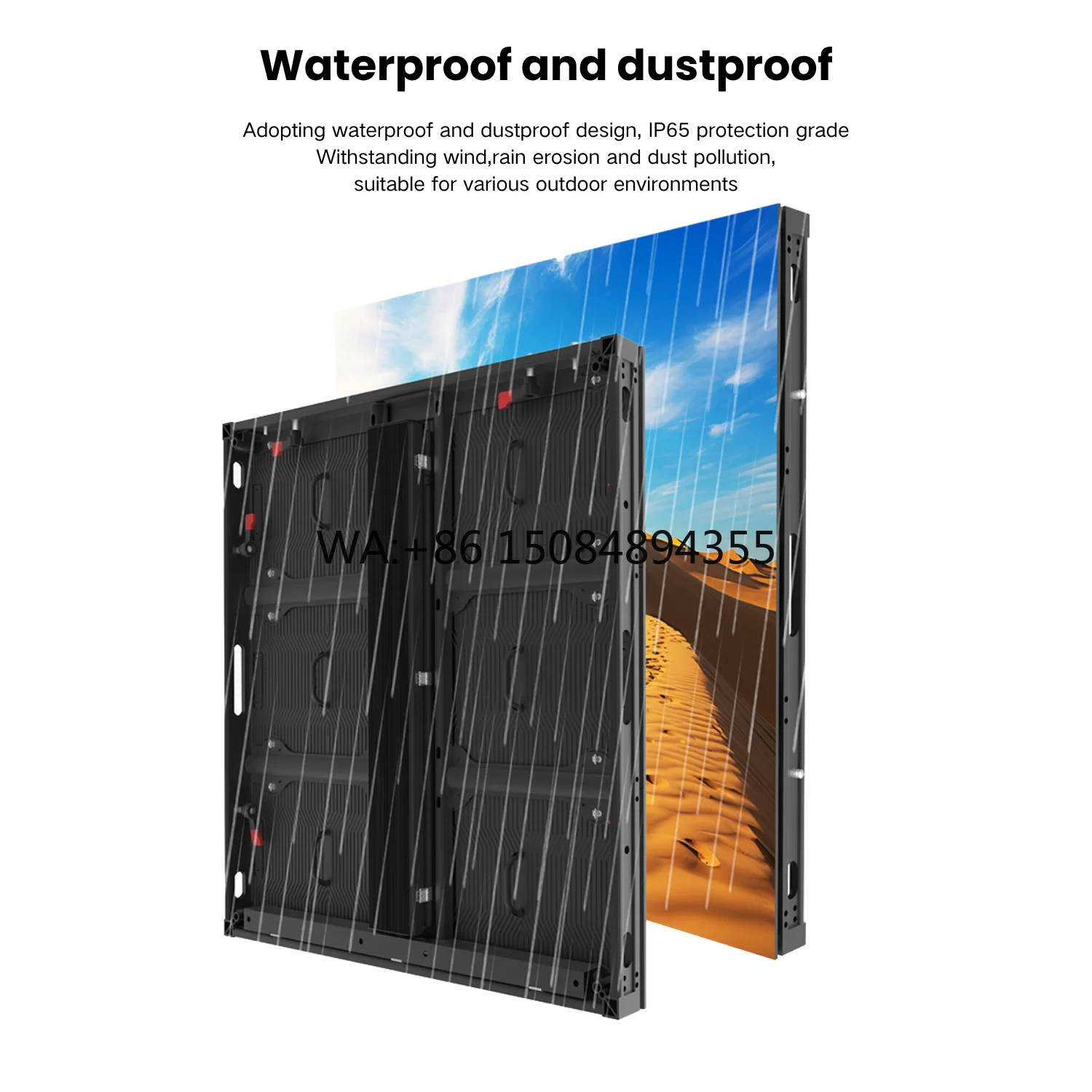 

Custom Outdoor P4 Full-Color LED Screen 960x960mm Aluminum Cabinet High Refresh Rate for Live Broadcasts