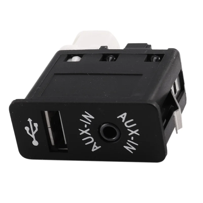 

4X Car USB AUX In Plug Auxiliary Input Socket Adapter For BMW E81 E87 E90 F10 F12 E70 X4 X5 X6