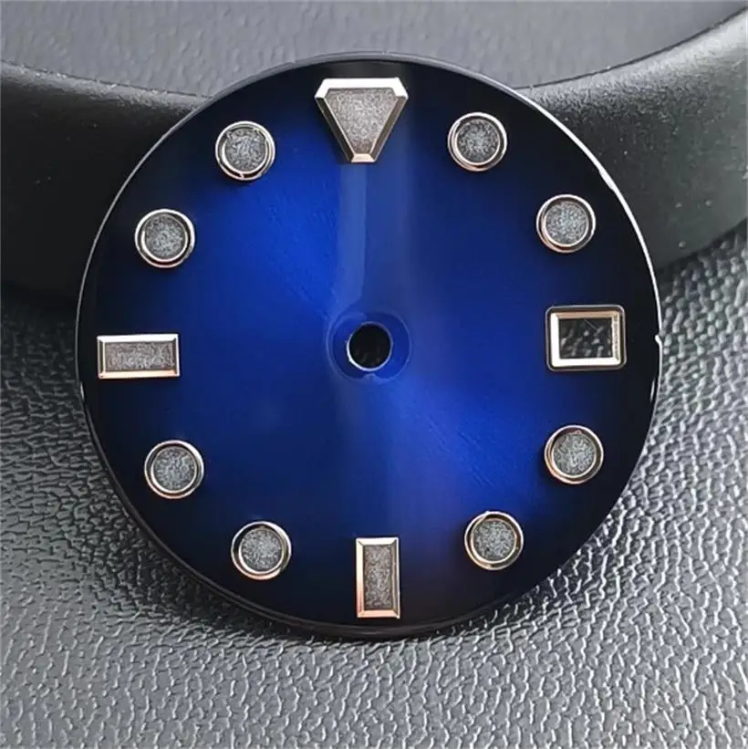 Accesorios de esfera de calendario único para reloj de 28,5mm, adecuados para accesorios de reloj de movimiento mecánico NH35 NH36