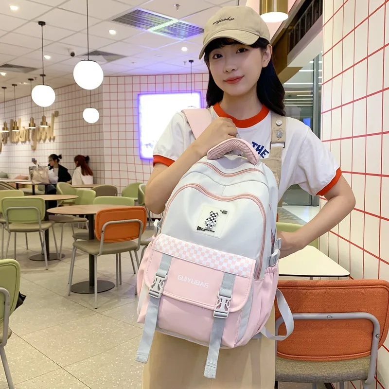 

Multifunctional Teenager Laptop Backpack Women Cool Canvas School Bag High Quality Student Backpacks Boy Girl Fashion Schoolbag