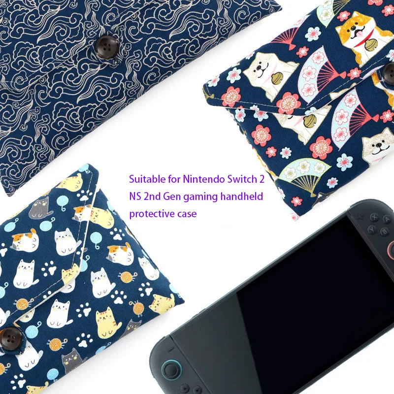 

Suitable For Nintendo Switch 2 Ns 2nd Gen Gaming Handheld Protective Case, Dustproof Creative Storage Bag, Game Controller Bag