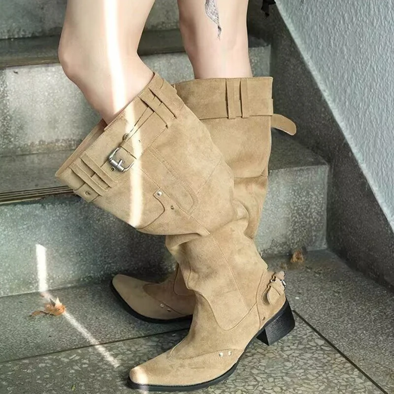 Bout pointu femmes bottes haut - Women'S Shoes Trending 2025 avis et prix