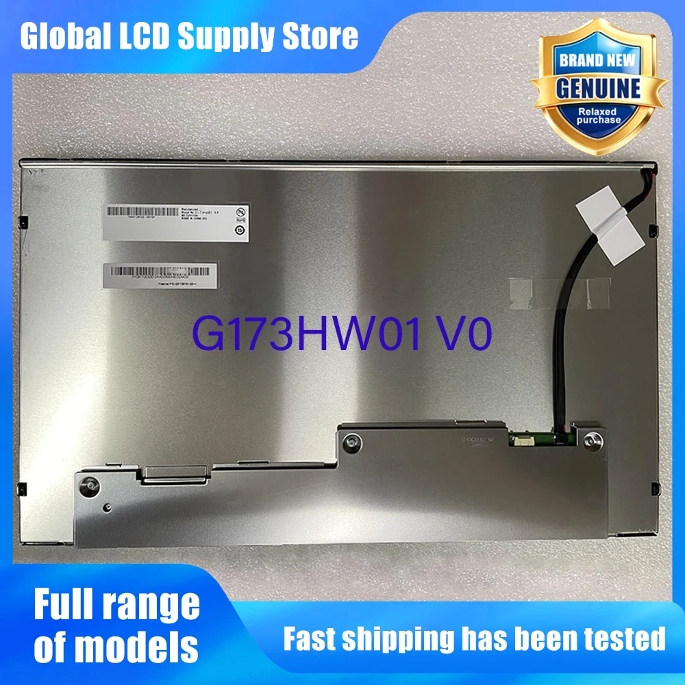 G173HW01 V0 17.3 Inch LCD Display Screen Panel Original for Brand New Fully Tested