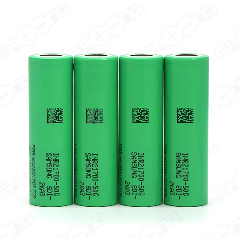 Authentic 3.7V 21700 Battery 5000mAh Lithium-ion Rechargeable Battery 3C 15A INR21700-50G For Flashlight And Battery Pack