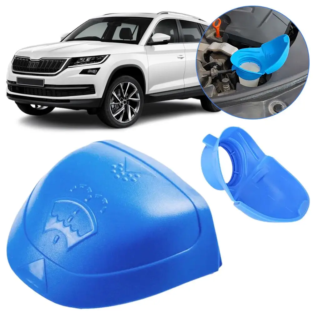 Car Front Wiper Washer Fluid Reservoir Bottle Lid Cap Cover For Skoda Citigo Fabia Superb Octavia A5 A7 Karoq Kodiaq 000096 Y0R2