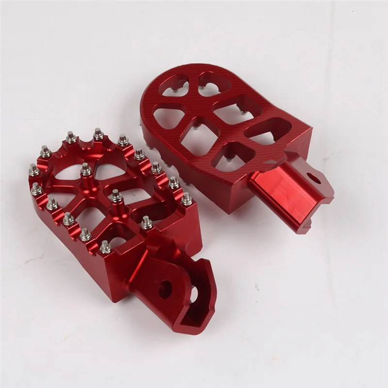 Reposapiés para motocicleta, Pedal de apoyo para bicicleta todoterreno Sur Ron Surron Light Bee X S (rojo), piezas de repuesto