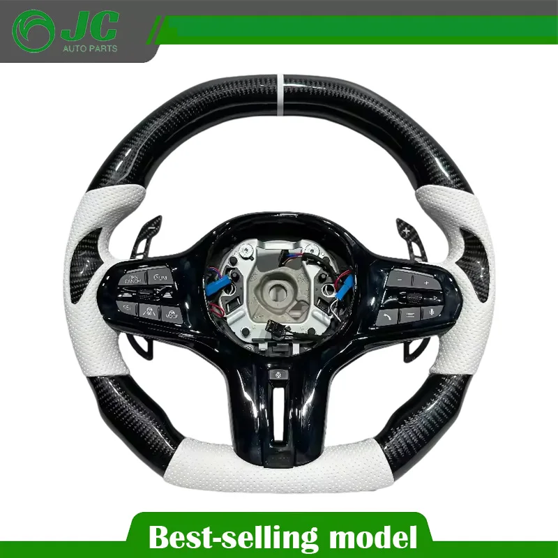 

For BMW Sport Carbon Fiber Steering Wheel G01 G02 G05 G06 G07 G08 G18 M2 M3 M4 M5 G20 G21 G22 G24 G26 G30 G38 G80 G81 G87