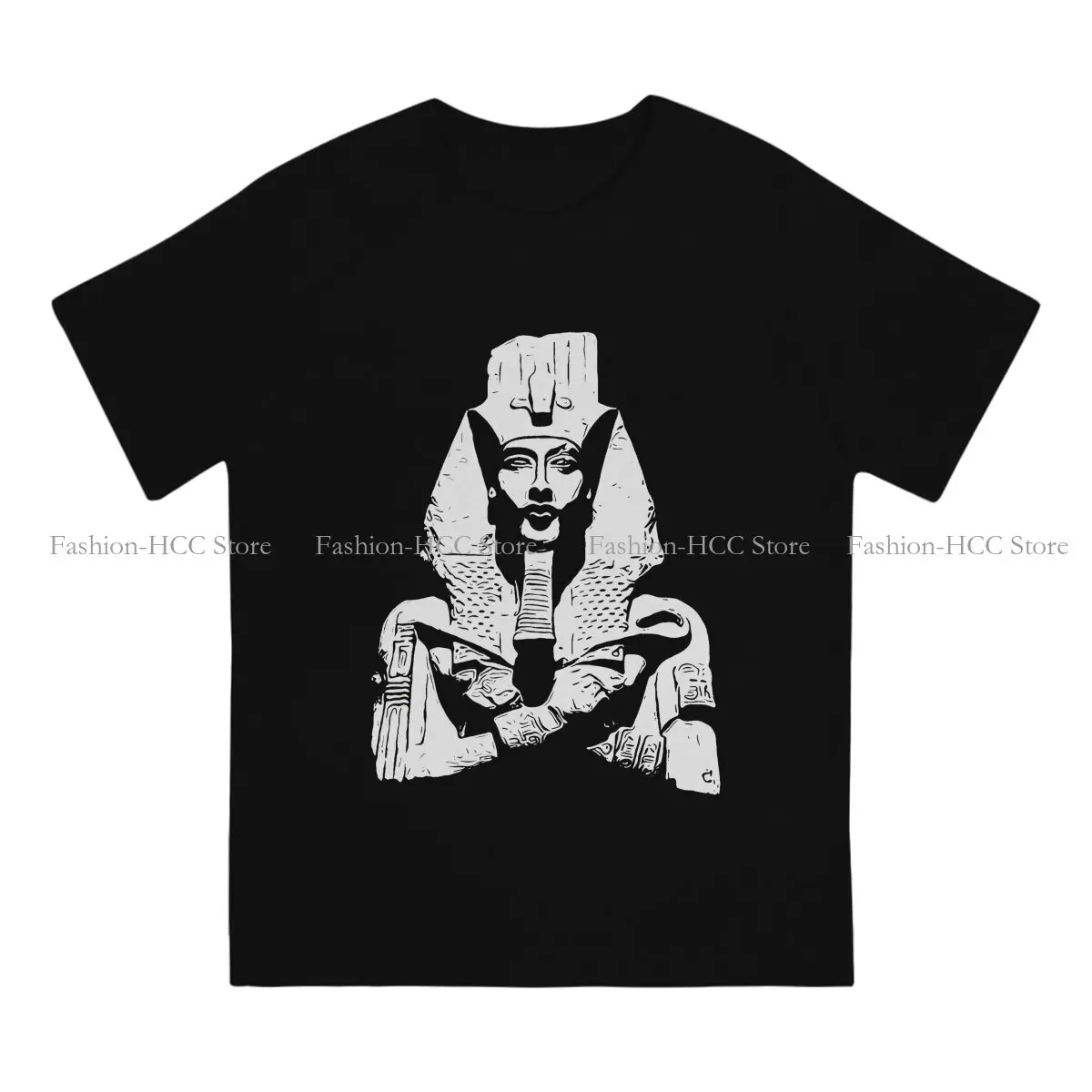 Ancient Egypt Egyptian Polyester TShirts Akhenaten Print Men's T Shirt Hipster Tops