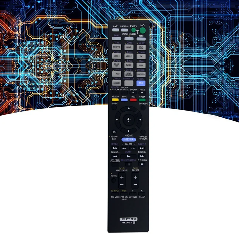 استبدل جهاز التحكم عن بعد RM-AAP078 لجهاز التحكم عن بعد Sony AV SYSTEM-A86G