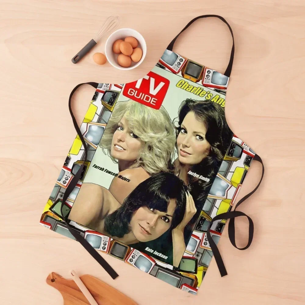

ANGELS ON TV Apron For Girl For Cosmetologist Trim Cloth custom women's kitchen Apron