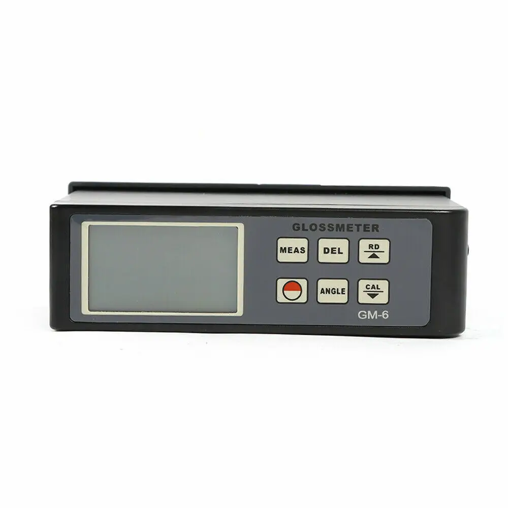 60 Degree Gloss Meter Glossmeter for Paints Inks Plastics Ceramics Marble Tester Data Memory Function GM-6