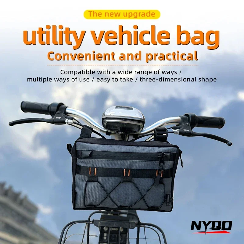 

Multi-function Vehicel Bag Bike & Motorcycle Handlebar Bag Waterproof Material Motorcycle Bag