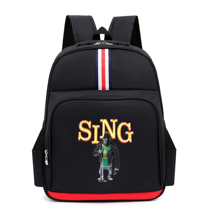 Movie Johnny Sing Printed Backpack for Girls Boys Cartoon School Bags Large Capacity Students Rucksack Back To School Bags Gift
