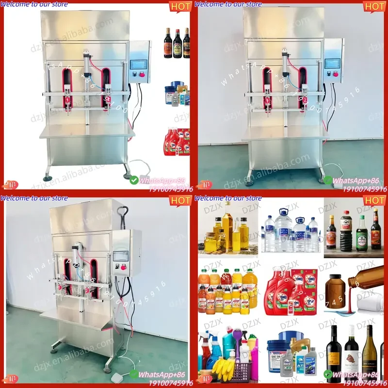 CE Certificate DZJX Semi Automatic Liquid Soap Juice Shampoo Hair Conditioner Soy Sauce Vinegar Wine Lubricating Kitchen Oil