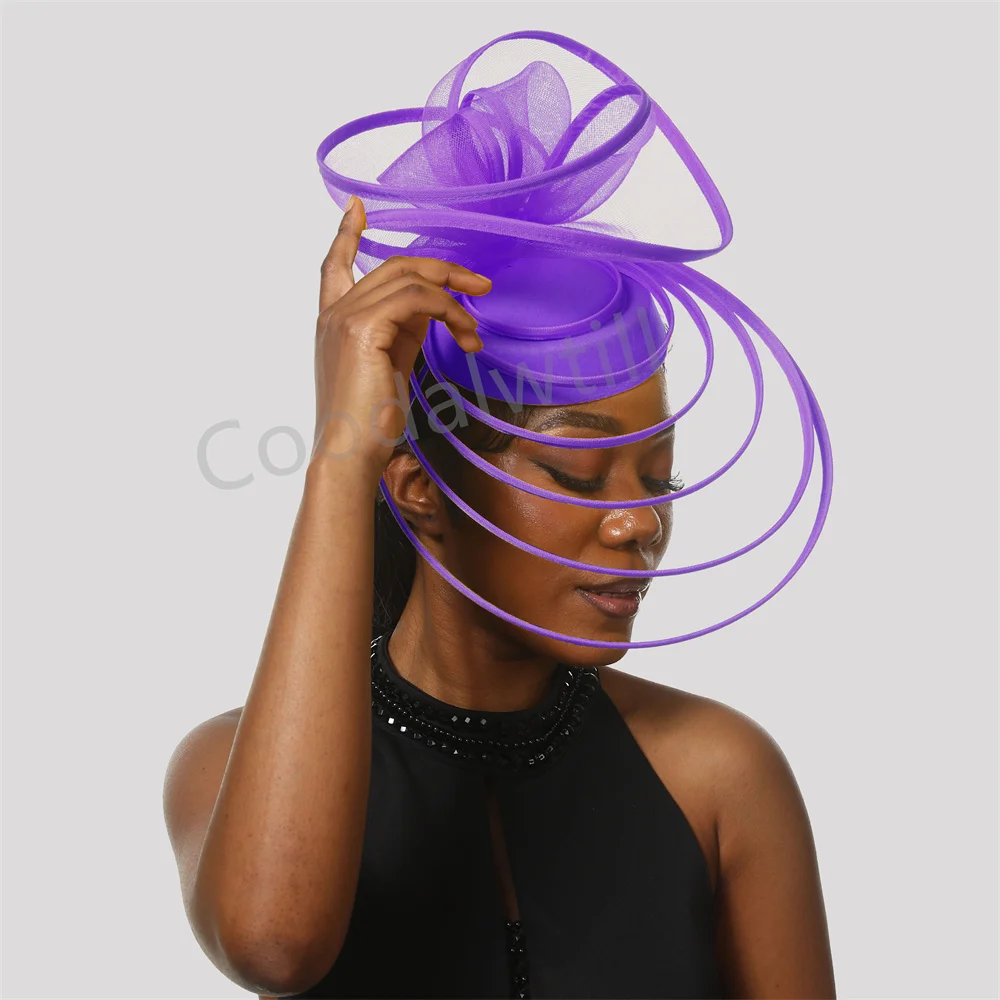 Formal Event Derby Hat Fascinator Wedding Headpiece Femme Party Dinner Chapeau Cap Mesh Lady Occasion Pillbox Cap Mesh Headwear