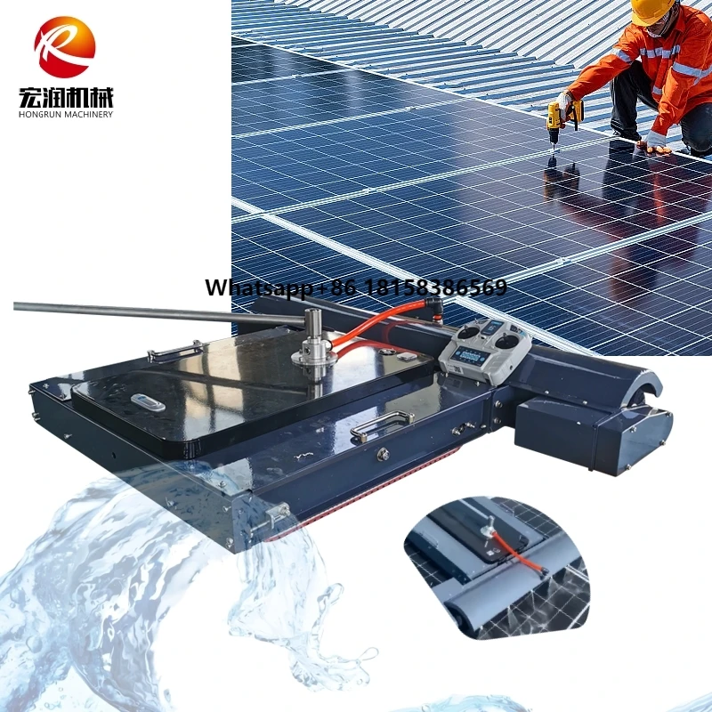 

Fully Automatic Solar Cleaning Equipment Remote Control Solar Photovoltaic Cleaning Robot Suitable for Various Solar Panels