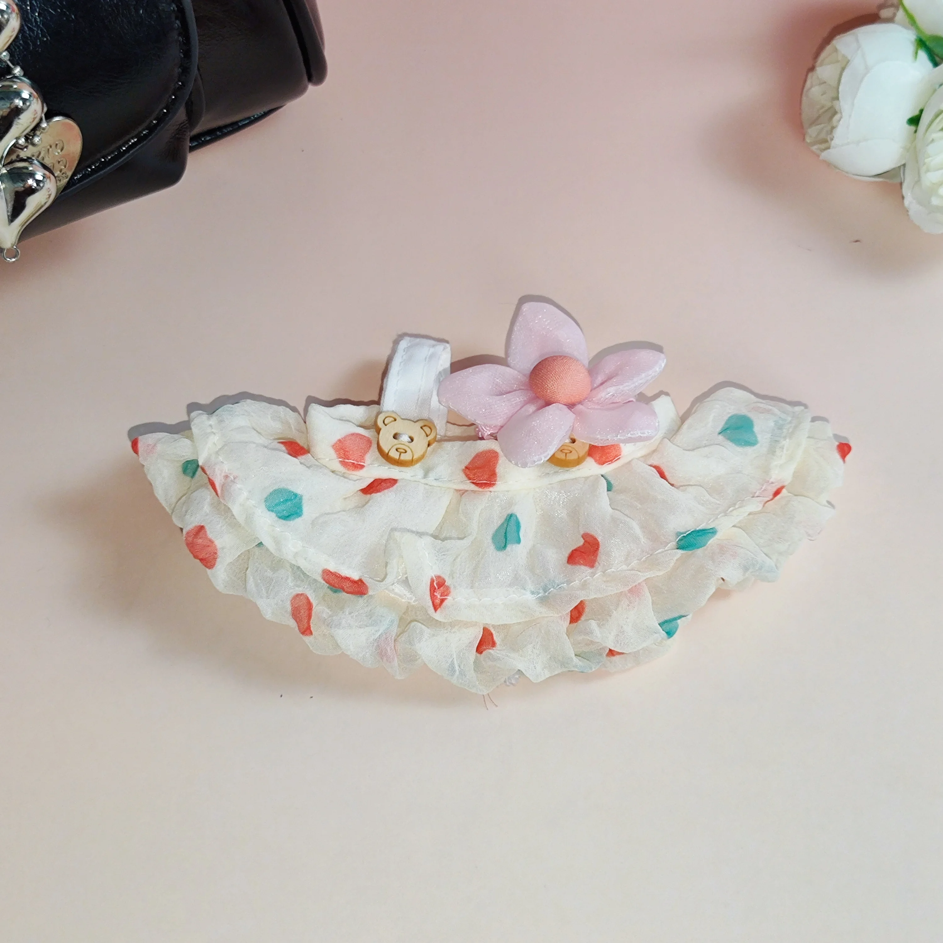 17 سنتيمتر دمية صغيرة الملابس والاكسسوارات لكوريا kpop exo labubu المعبود v1 v2 فستان طقم قبعات الملابس الحاضر