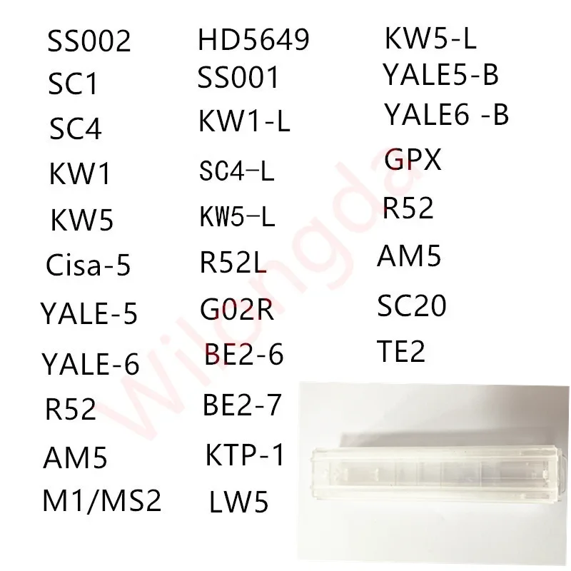 lishi 2 in 1 S123 C123 TE2 R52 AM5 M1 SC20 SS001 SS002 SS002R SC1 SC4 KW1 KW5  Lishi Tools