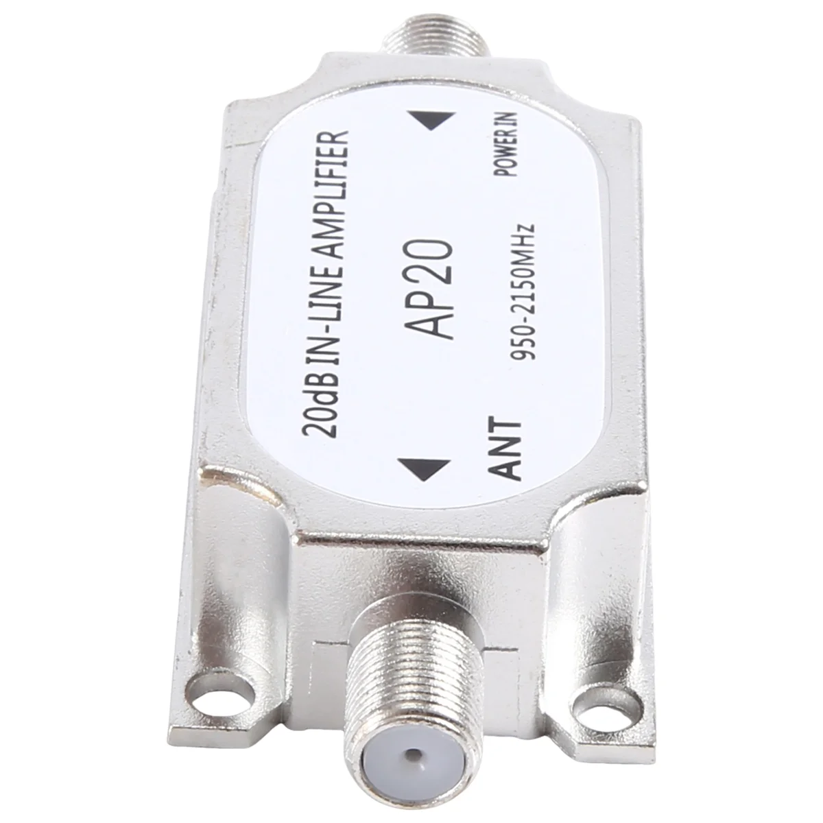 AP20 Satellite 20DB In-Line Amplifier 950-2150MHZ Signal Booster for Antenna Cable Run Channel Strength