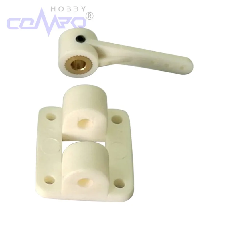 5 jeux de bras et supports de direction de roue avant de train d'atterrissage de 4MM, 2/3 trous pour remplacement d'avion RC à aile fixe en mousse KT