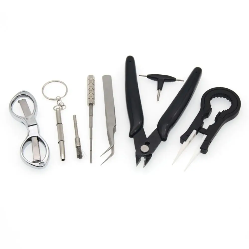 9Pcs/set 9 in 1 Artistic Repair Tool Kit Screwdriver Winding Rod Mobile Phone Repair Tools Carry Bag Dual-purpose Screwdriver