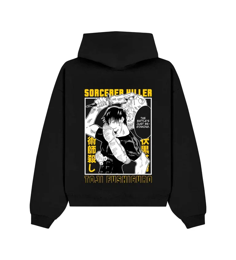 

Jujutsu Kaisen Толстовка из чистого хлопка с принтом японского аниме для мужчин и женщин, мягкая осенне-зимняя толстовка в стиле ретро Y2K