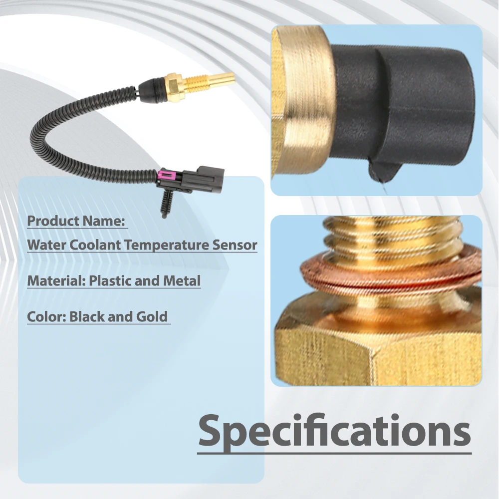 Water Coolant Temperature Sensor for Buick Rainier Chevrolet Trailblazer GMC Envoy Isuzu Ascender 12564512