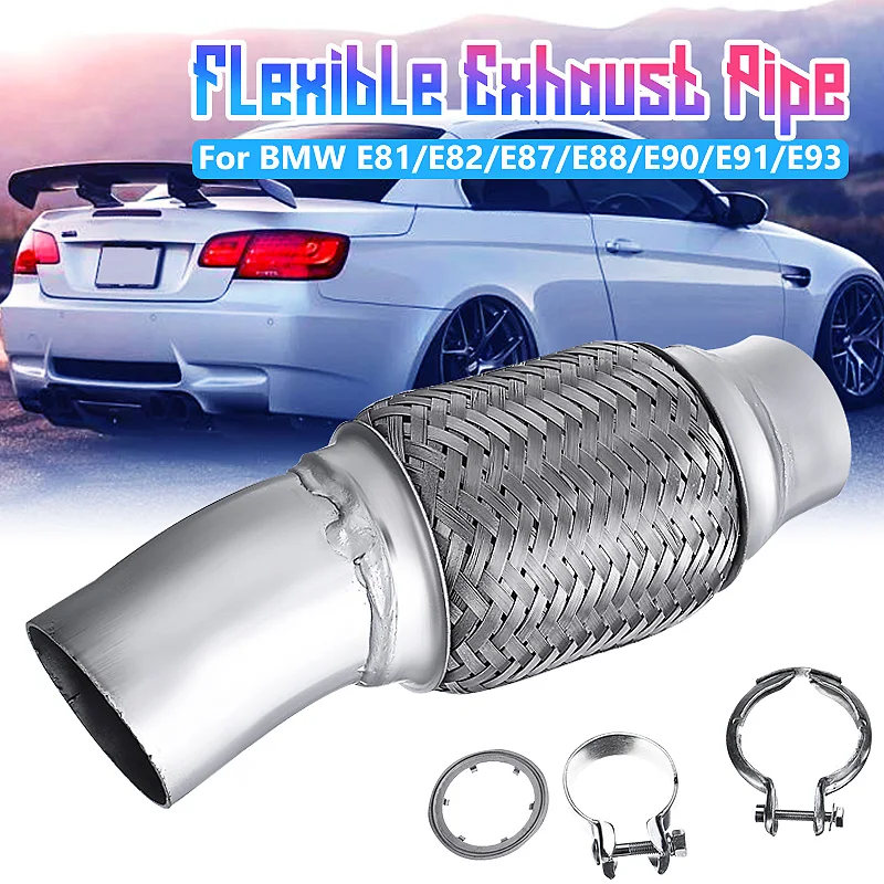 1 set Stainless Steel Exhaust Pipe Kits For BMW N47 E81 E82 E87 E88 E90 E91 E93