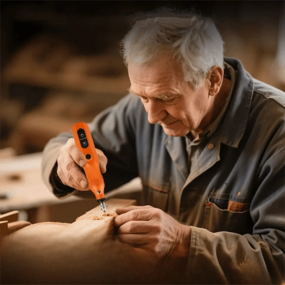 

Cordless Mini Wireless Drill Digital Display 5-Speed Adjustable Rechargeable Polishing Machine 3.7V Power Handheld