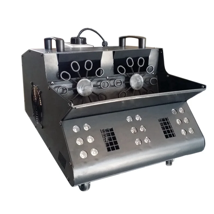 

Outdoor large double wheel smoke bubble machine Bar stage Wedding shopping mall Party atmosphere manufacturing