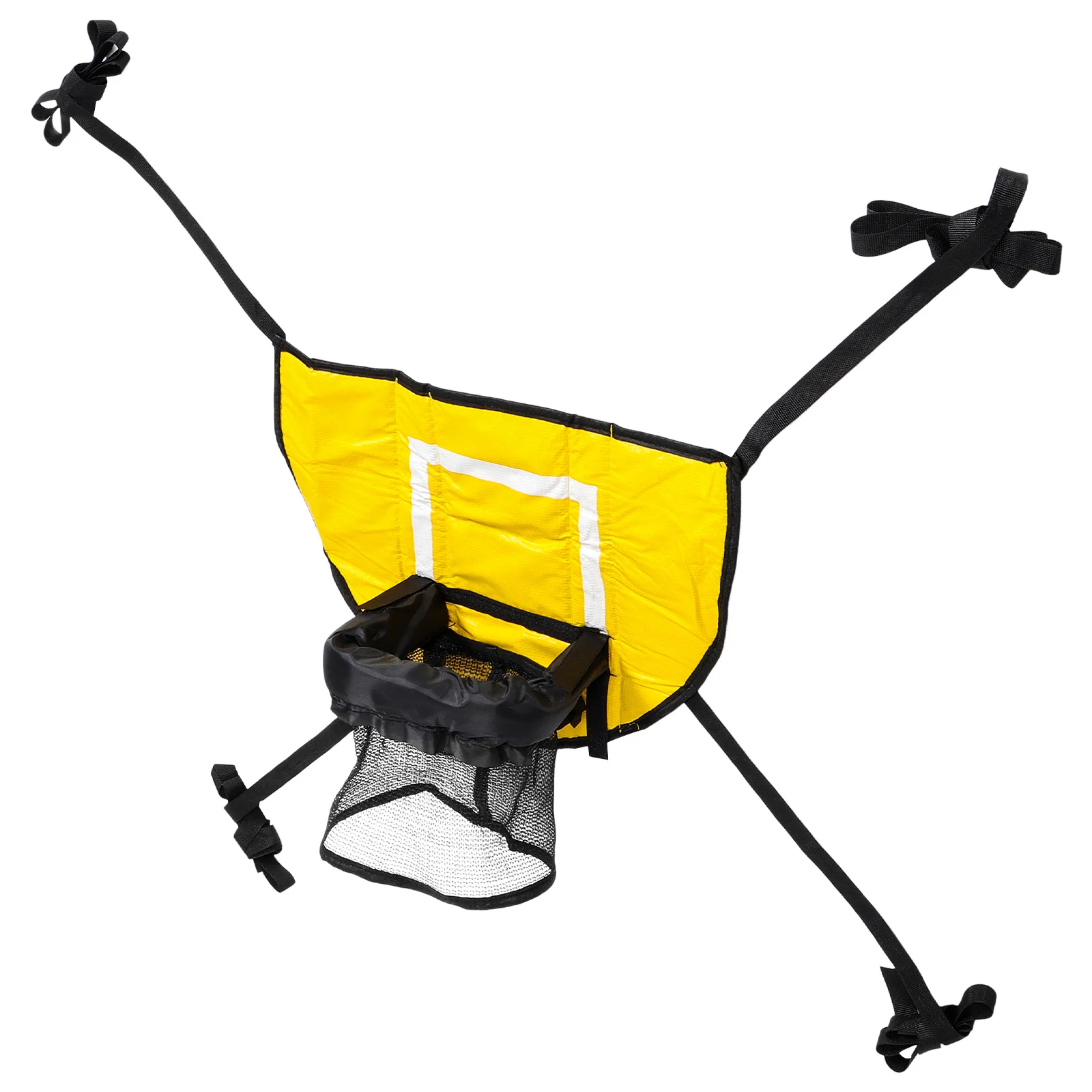 

Trampoline Basketball Hoop Yellow Kids Friendly Design Heavy Duty Nets Outdoor Indoor Play Accessories Replacement
