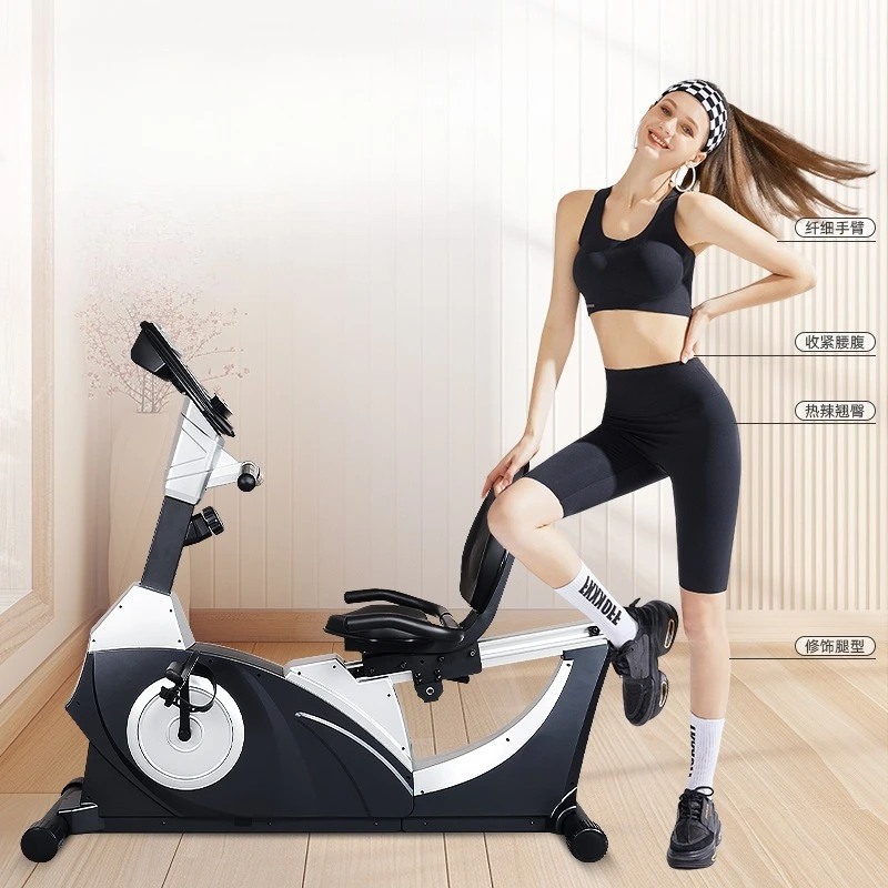 

Gym Magnetic Control Car Horizontal Exercise Bike Indoor Elliptical Machine Spinning Bike Abs Sports Equipment