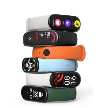 Breathable Silicone Wristband Smooth Sporty Deployant Clasp for Xiaomi Band 8 9 10 Basketball Tennis Badminton Sport Game Play