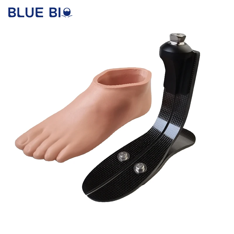 Customized High Ankle Carbon Fiber Prosthesis Artificial Carbon Fiber Foot for Amputee